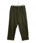 CUP AND CONEカップアンドコーン）の古着「CUP AND CONE　　Cotton Twill Easy Pants」｜オリーブ