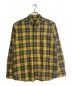 FRED PERRY（フレッドペリー）の古着「BOLD TARTAN  SHIRT  タータンチェックシャツ　チェックシャツ　ワンポイント刺繍シャツ　ロゴ刺繍シャツ　長袖	M7556 480」｜イエロー