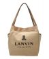 LANVIN COLLECTION（ランバンコレクション）の古着「キャンバストートバッグ　大容量　収納ポケット多め」｜ベージュ