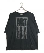 Vivienne Westwood manヴィヴィアン ウェストウッド マン）の古着「Vivienne Westwood man　　ART LOVER ビッグロングＴシャツ　　VW-LP-76579」｜ブラック