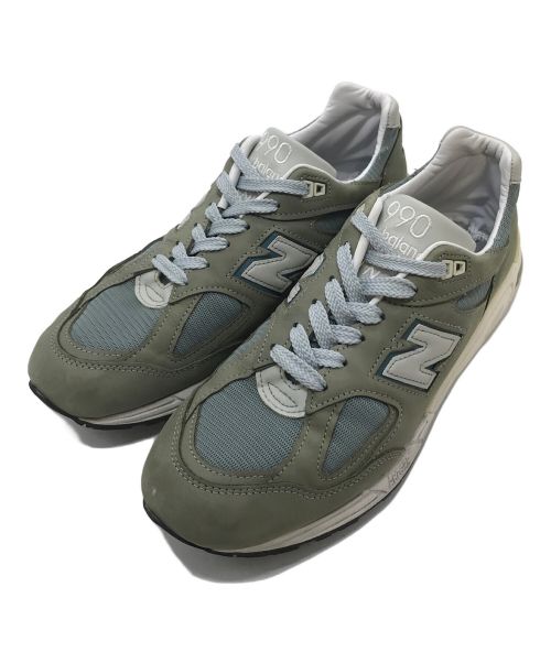 NEW BALANCE（ニューバランス）NEW BALANCE (ニューバランス) スニーカー　M990KBM2 アメリカ製 オリーブ×ネイビー サイズ:28cmの古着・服飾アイテム