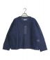 amachi.（アマチ）の古着「amachi.　　Water Depth Knit LS/和紙クルーネックニット　　AY-10-28」｜ネイビー