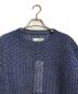 amachi. (アマチ) amachi.　　Water Depth Knit LS/和紙クルーネックニット　　AY-10-28 ネイビー サイズ:4：12000円