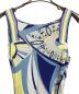 Emilio Pucci (エミリオ プッチ) 総柄ワンピース　Emilio Pucci エミリオプッチ　レディース　Mサイズ　51RL92 ブルー サイズ:36：11000円