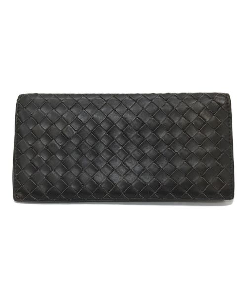 BOTTEGA VENETA（ボッテガベネタ）BOTTEGA VENETA (ボッテガベネタ) 長財布/カード、札入れ　BOTTEGA VENETA ボッテガべネタ　ブラウン　 ブラウン サイズ:実寸参照の古着・服飾アイテム