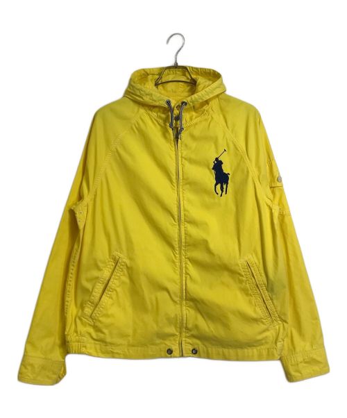 POLO RALPH LAUREN（ポロ・ラルフローレン）POLO RALPH LAUREN (ポロ・ラルフローレン) POLO RALPH LAUREN　　コットンフーデッドジャケット イエロー サイズ:Lの古着・服飾アイテム