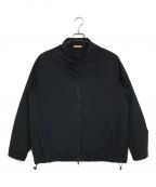 LAMONDラモンド）の古着「STAND NECK WIDE BLOUSON」｜ブラック