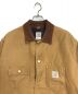 CarHartt (カーハート) ミシガンチョアジャケット 裏ブランケットダック地ジャケット ブラウン サイズ:44：16000円