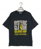 Hysteric Glamourヒステリックグラマー）の古着「CLOSE UP Tシャツ　　グラフィックTシャツ」｜ブラック