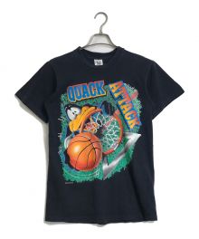 TAG Heuer（タグホイヤー）の古着「90’S/ヴィンテージTシャツ/ Daffy Duck/キャラクタープリントTシャツ」｜ブラック