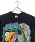 TAG HEUER (タグホイヤー) 90’S/ヴィンテージTシャツ/ Daffy Duck/キャラクタープリントTシャツ ブラック サイズ:M：3980円