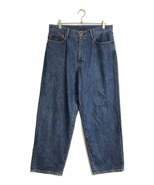 FTC（エフティーシー）FTC (エフティーシー) バギーデニムパンツ　ワイドデニム　buggy denim pants インディゴ サイズ:Lの古着・服飾アイテム