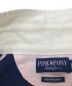 中古・古着 POLO RALPH LAUREN PINK PONY (ラルフローレンピンクポニー) ラガーシャツ　長袖シャツ　ボーダーラガーシャツ　ナンバリングシャツ　ワンポイント刺繍 ピンク×ネイビー サイズ:XS：6000円