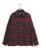 PENDLETONペンドルトン）の古着「60’Sチェックネルシャツ」｜レッド×グレー