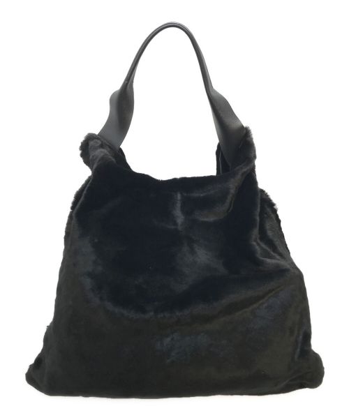 JIL SANDER（ジルサンダー）JIL SANDER (ジルサンダー) XIAO BAG ファートートバッグ/ハンドバッグ ブラック サイズ:実寸参照の古着・服飾アイテム