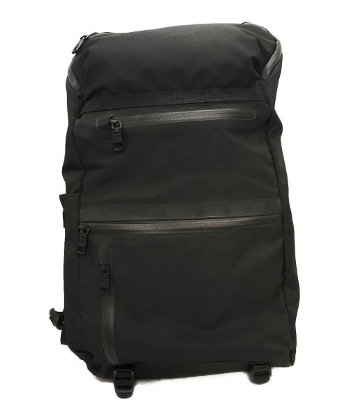 AS2OV（アッソブ）AS2OV (アッソブ) WATER PROOF CORDURA 305D ROUND ZIP BACKPACK バックパック リュックサック ブラック サイズ:実寸参照の古着・服飾アイテム