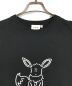 BEAMS (ビームス) 長場雄 Yu NAGABA ポケモンカードゲーム Osuwari Design イーブイ T-shirt  TEE  おすわりデザイン　ポケモン　半袖　S/S ブラック サイズ:XL：6000円