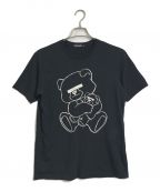 UNDERCOVERアンダーカバー）の古着「ベアプリントTシャツ/コットンTシャツ/SS/ブラック」｜ブラック