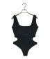 TW 亘つぐみ (トゥ) サイドカットボディスーツ/Side Cut Rib Bodysuit ブラック サイズ:M：5000円