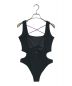 TW (トゥ) Needles (ニードルズ) 刺繍パピヨンサイドカットタンクトップボディースーツ Side Cut Rib Bodysuit ブラック サイズ:M：8000円