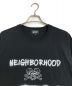 Schott (ショット) NEIGHBORHOOD (ネイバーフッド) KOSTAS SEREMETIS/LS T-SHIRT/ロングカットソー ブラック サイズ:XL：7000円