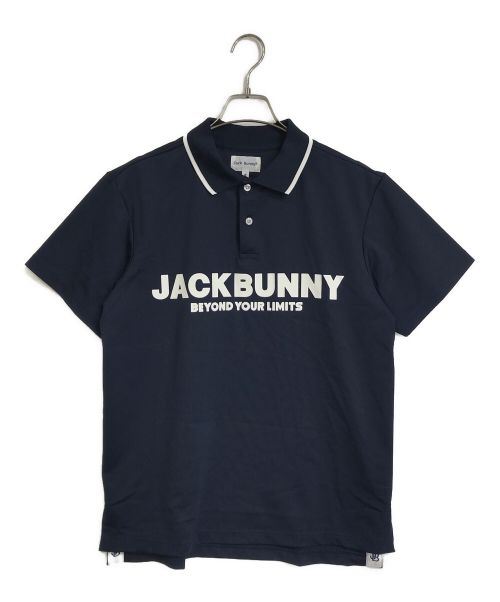 JACK BUNNY（ジャックバニー）JACK BUNNY (ジャックバニー) 半袖 ポロシャツ 4WAYストレッチ ネイビー サイズ:5の古着・服飾アイテム