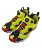 REEBOKリーボック）の古着「INSTAPUMP FURY OG CITRON ポンプフューリー シトロン」｜イエロー×レッド