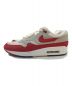 NIKE (ナイキ) AIR MAX 1 ANNIVERSARY RED エアマックス1 ユニバーシティーレッド ローカットスニーカー レッド サイズ:26.5cm：5000円