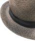 中古・古着 BORSALINO (ボルサリーノ) オリエンタルパナマハット　ハット　メンズ帽子 ブラウン サイズ:59：8000円