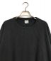 BASERANGE (ベースレンジ) SHAW LONG SLEEVE カットソー /ロンT /ベースレンジTシャツ ブラック サイズ:S：3980円