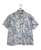 Ocean Pacificオーシャンパシフィック）の古着「【古着】アロハシャツ　半袖シャツ」｜ブルー×ホワイト