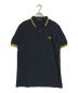 FRED PERRY（フレッドペリー）の古着「ポロシャツ / The Fred Perry Shirt /コットンピケ」｜ブラック×イエロー