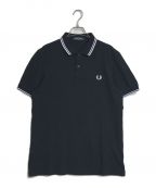 FRED PERRYフレッドペリー）の古着「ポロシャツ / The Fred Perry Shirt /コットンピケ」｜ブラック×ホワイト