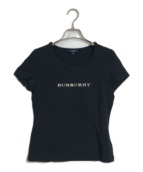 BURBERRY LONDON（バーバリーロンドン）BURBERRY LONDON (バーバリーロンドン) Tシャツ /半袖カットソー /ブラック /スリムフィット ブラック サイズ:1の古着・服飾アイテム