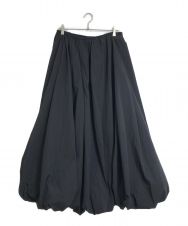 ETRE TOKYO (エトレトウキョウ) ナイロンバルーンボリュームスカート　ナイロンスカート　ロングスカート　ブラック ブラック サイズ:M