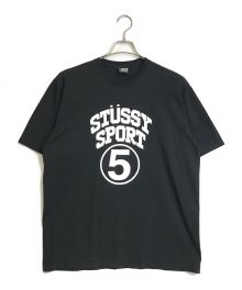 stussy（ステューシー）の古着「5 SPORT TEE  半袖　Tシャツ　S/S  24SS」｜ブラック×ホワイト