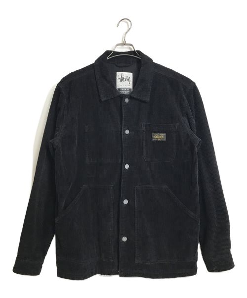 stussy（ステューシー）stussy (ステューシー) コーデュロイジャケット　ライタアウター ブラック サイズ:Sの古着・服飾アイテム