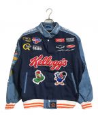 CHASEチェイス）の古着「【古着】90’S レーシングジャケット kellogg's racing  ケロッグ　企業ロゴ　90年代」｜インディゴ