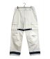 X-LARGE（エクストララージ）の古着「ADJUSTABLE CARGO PANTS カーゴパンツ　ビッグシルエット」｜ホワイト×ブルー