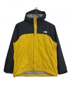 THE NORTH FACEザ ノース フェイス）の古着「DOT SHOT JACKET  ドットショットジャケット　ナイロンジャケット　ビッグサイズ　アローウッドイエロー×ブラック」｜イエロー×ブラック