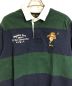 POLO RALPH LAUREN (ポロ・ラルフローレン) ポロベアラガーシャツ　ボーダー　ネイビー×グリーン ネイビー×グリーン サイズ:XL：10000円