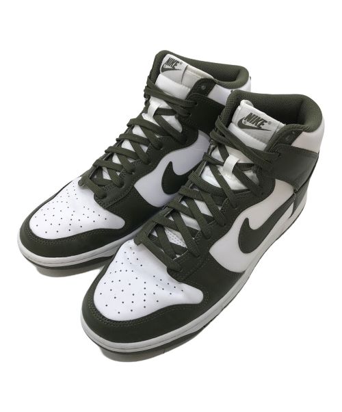 NIKE（ナイキ）NIKE (ナイキ) DUNK HI RETRO ダンクハイレトロ ホワイト×グリーン サイズ:29cmの古着・服飾アイテム