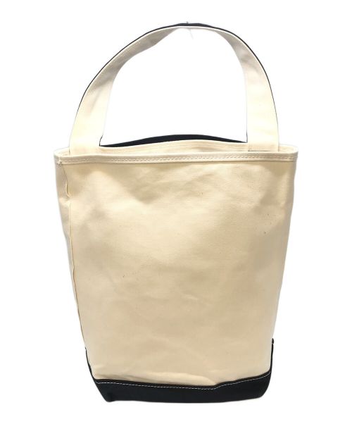 TEMBEA（テンベア）TEMBEA (テンベア) BAGUETTE TOTE POCKET L アイボリー×ブラック サイズ:実寸参照の古着・服飾アイテム