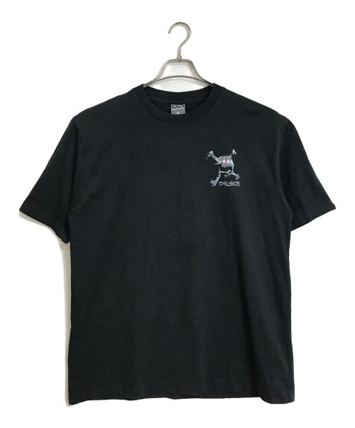 PALACE（パレス）PALACE (パレス) OAKLEY (オークリー) Palace x Oakley T-Shirt  コラボTシャツ　半袖　S/S  ロゴプリントTシャツ　バックプリントTシャツ ブラック×グレー サイズ:XLの古着・服飾アイテム