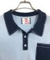 SON OF THE CHEESE (（サノバチーズ）) Hand Stitch Polo Knit   BLUE  ハンドステッチポロシャツ　半袖　S/S スカイブルー サイズ:M：8000円