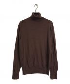 ATONエイトン）の古着「SLOW WOOL TURTLE NECK PULLOVER」｜ブラウン