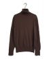 ATON（エイトン）の古着「SLOW WOOL TURTLE NECK PULLOVER」｜ブラウン