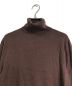 ATON (エイトン) SLOW WOOL TURTLE NECK PULLOVER ブラウン サイズ:2：8000円