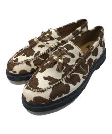 Dr.Martens×SUPREME（ドクターマーチン×シュプリーム）の古着「ハラコタッセルローファー 23SS Penton TSL Supreme  カウ柄」｜ブラウン