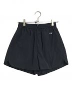 TWトゥ）の古着「Nylon Round Hem Shorts ナイロンショーツ」｜ブラック